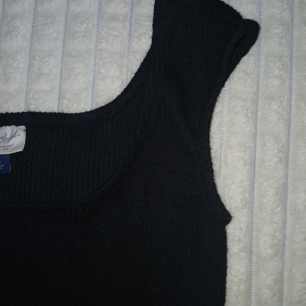 Universal Thread Black Sleeveless Sweater Dress Sz S EUC - Picture 3 of 3